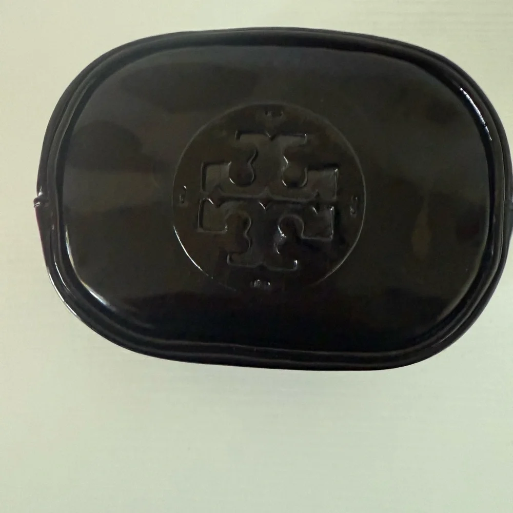 Tory Burch small patent leather zipper case